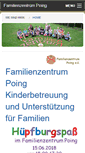 Mobile Screenshot of familienzentrum-poing.de